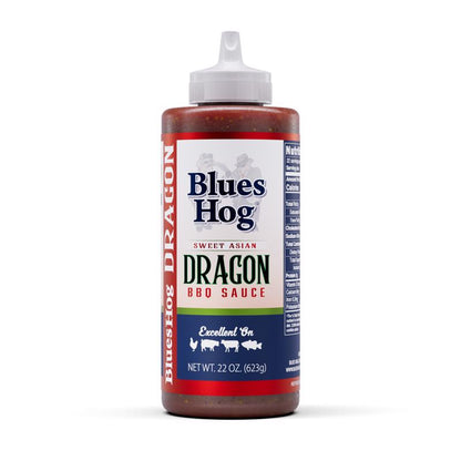 Emery Jensen Asian BBQ Sauce in a 22oz bottle, glossy label, showing the sauce's rich color and Asian-inspired flavor profile.