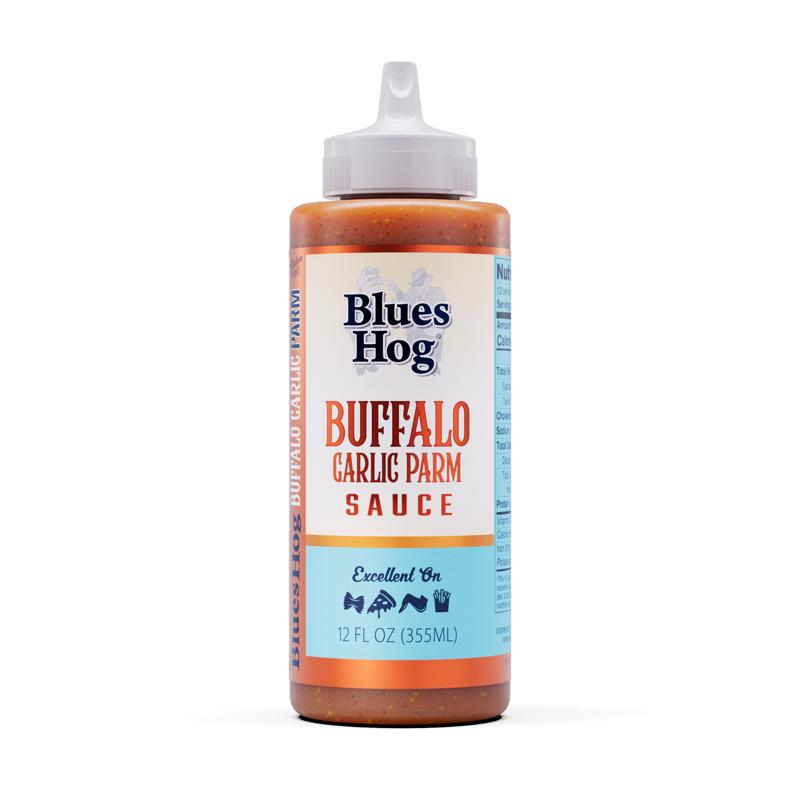 Emery Jensen BBQ sauce bottle labeled "Sauce BFL GRLC PRMSN" for grilling and barbecue recipes.
