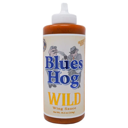 Emery Jensen Wild BBQ Sauce in an 18.5oz bottle, rich and flavorful for grilling and marinating.