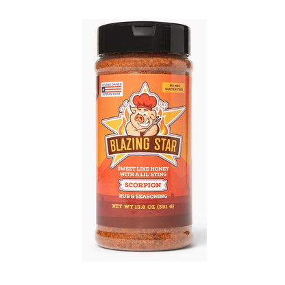 Emery Jensen BBQ seasoning and rub in a jar, ideal for grilling and smoking meats with rich, savory flavor.
