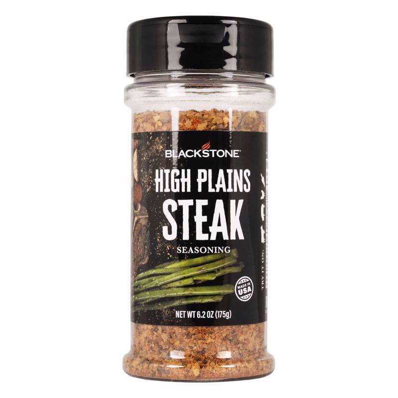 Emery Jensen BBQ seasoning and rub in a 6.2oz bottle, perfect for enhancing grilled meats with smoky flavor.
