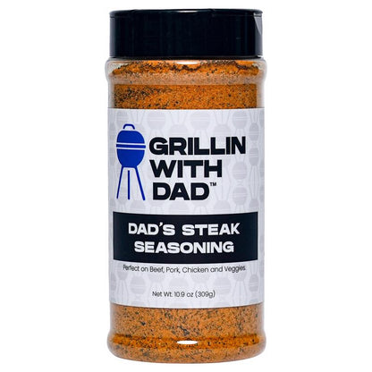 Emery Jensen BBQ SSNNG STK 10.9oz seasoning and rub for grilling and smoky flavor on steaks and meats.