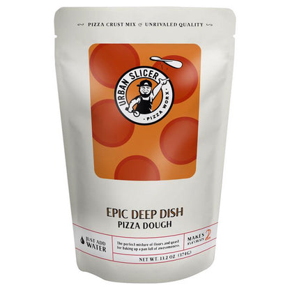 Emery Jensen BBQ seasonings and rubs for pizza dishes, featuring PZZA DGH MX EPC DP dish seasoning on a grill-ready dish.