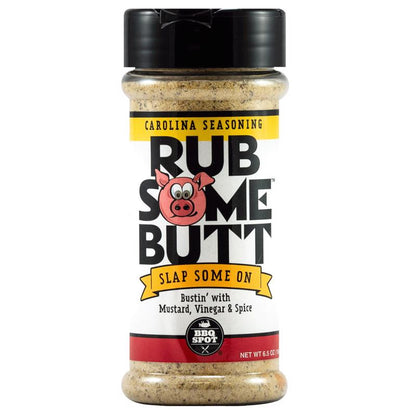 Emery Jensen Rub Some Butt BBQ Rub 6.5 oz, smoky seasoning for grilling and barbecue.