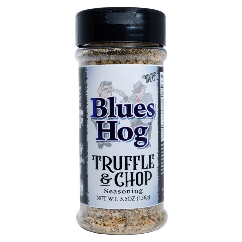 Emery Jensen SEASN Trffl&Chop 5.5oz BBQ seasoning and rub jar with label, perfect for grilling and flavoring meats