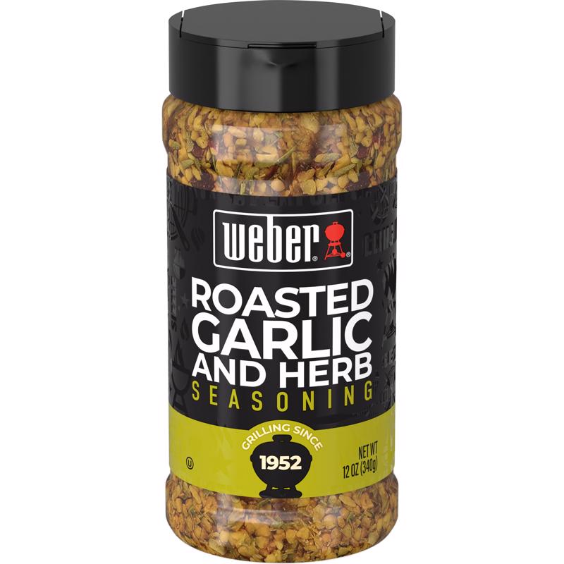 SEASONG Grill/HRB BBQ seasoning rub by Emery Jensen in a 12oz container, perfect for enhancing grilled meats and barbecue dishes.
