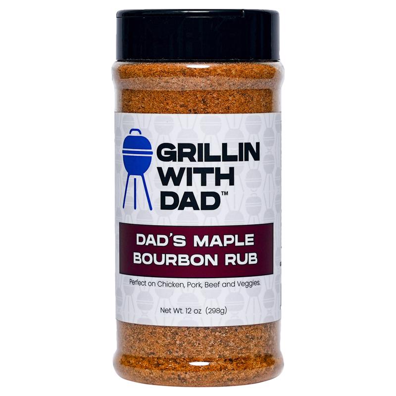 Emery Jensen SSNNG BBQ seasoning and rub in a 12oz container, perfect for enhancing grilled meats and smoky flavor.