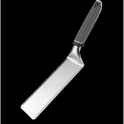 Emery Jensen GRL SPTL plastic and stainless steel barbecue tools with black handles and silver accents, open stock set.