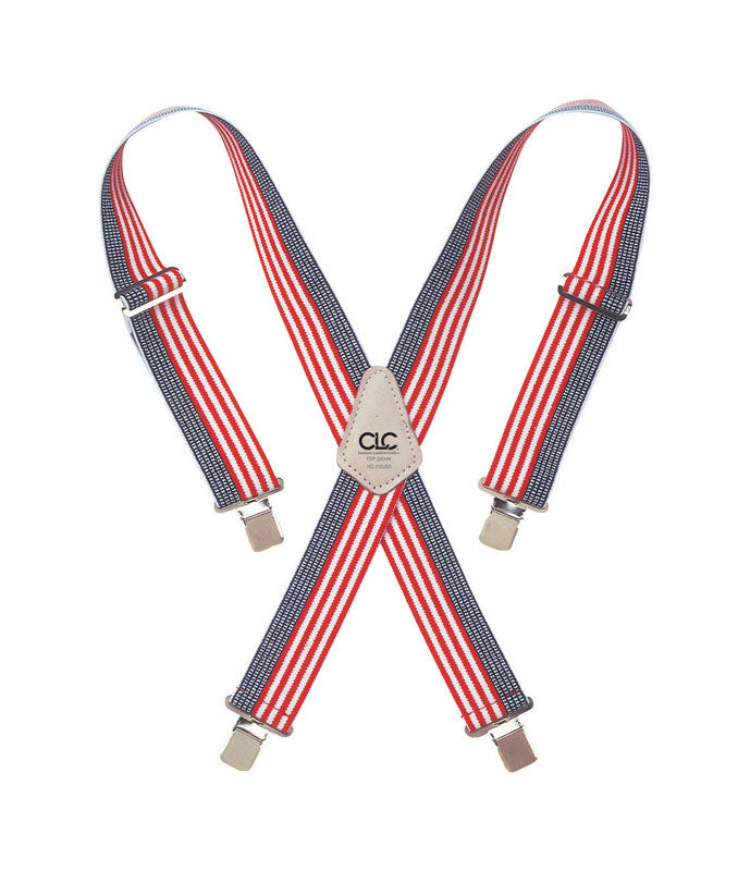 CLC SUSPENDERS Rd/wht/bl