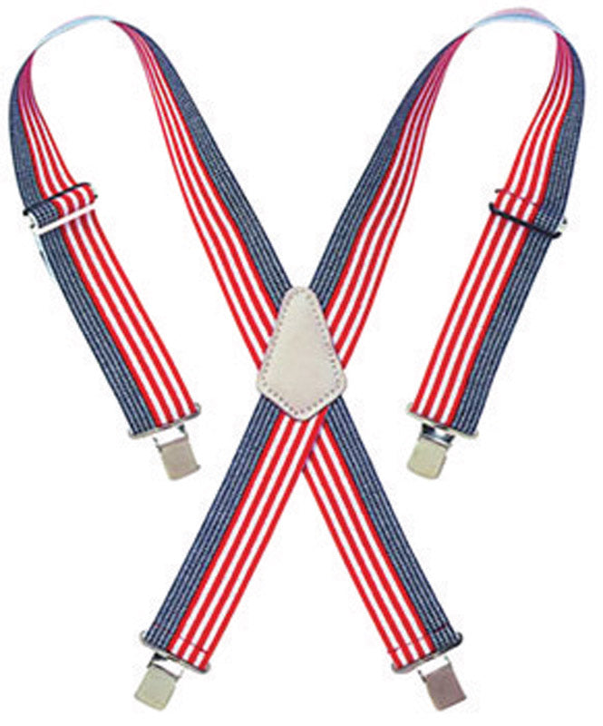 SUSPENDERS WORK USA - Pack of 6