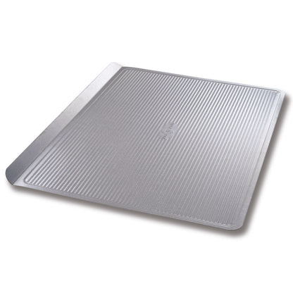 Emery Jensen best tin bakeware cookie pan in 17x12.25 inches, non-stick surface ideal for baking cookies and pastries.