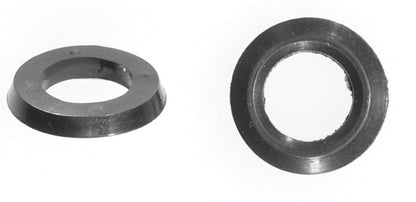 Pack of five Emery Jensen beveled washers, 7/16x3/4x1/8 inch, showing the metal washers with beveled edges.