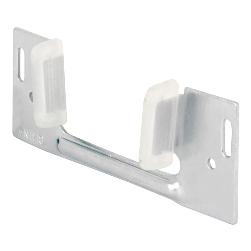 Emery Jensen bi-fold and bypass door jamb guide pocket bottom part, showing the black plastic component for door installation.