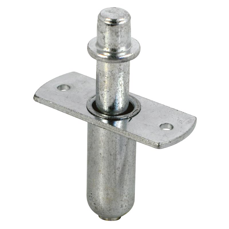 Emery Jensen guide pivot top for bi-fold or by-pass door parts, shown in close-up with metal construction and installation details.