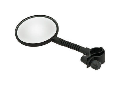 Set of four Emery Jensen round bike mirrors, safety accessories for bicycles, providing rear visibility and rider safety.