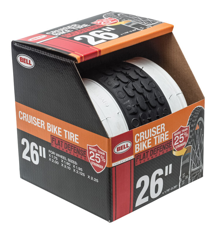 BIKE TIRE WHITEWALL 26" - Pack of 2
