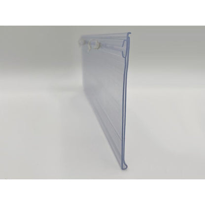 Large Emery Jensen pop ticket holder for bin tags, holders, and back CDs, with a clear plastic design for easy visibility.