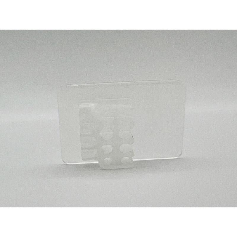 Emery Jensen PEG HK Bin Tag Holders, 100-pack, durable plastic tags for organizing and labeling storage bins and back storage.