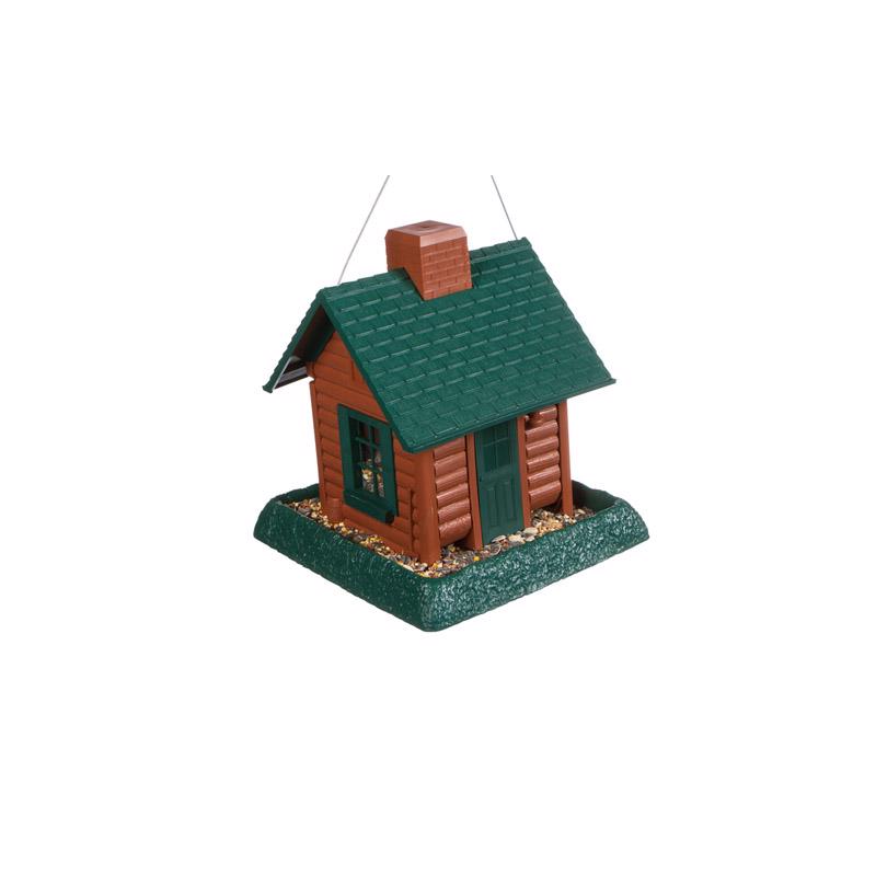 LOG CABIN FEEDER 5# Cap. - Pack of 2