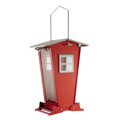 Emery Jensen squirrel-resistant bird feeder with durable design, ideal for attracting various bird species while keeping squirrels out.