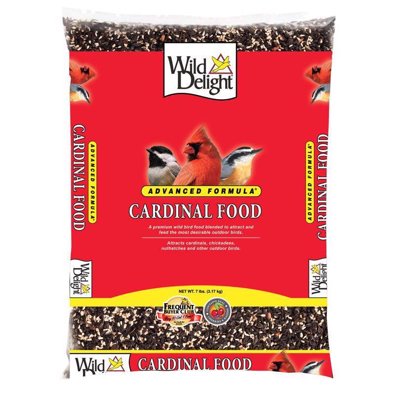Emery Jensen bird seed cardinals 7# bag, high-quality bird food for attracting and feeding cardinals and wild birds.