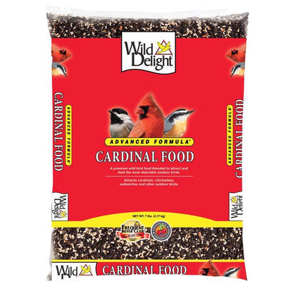 Emery Jensen bird seed cardinals 7# bag, high-quality bird food for attracting and feeding cardinals and wild birds.