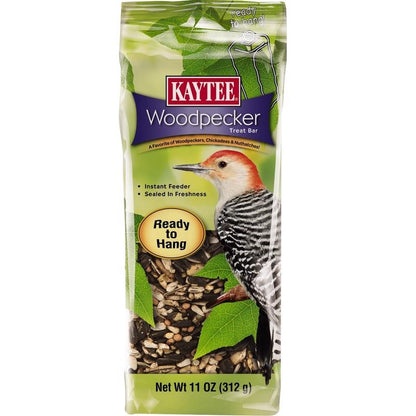 Emery Jensen bird seed WDPECKER Bar11O in a clear container, showing the colorful bird seed mixture inside.