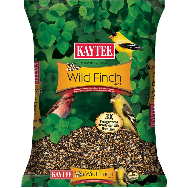 Emery Jensen Ultra Wild Finch Seed, 5-pound bag of bird seed, featuring colorful finch seeds for wild bird feeding.