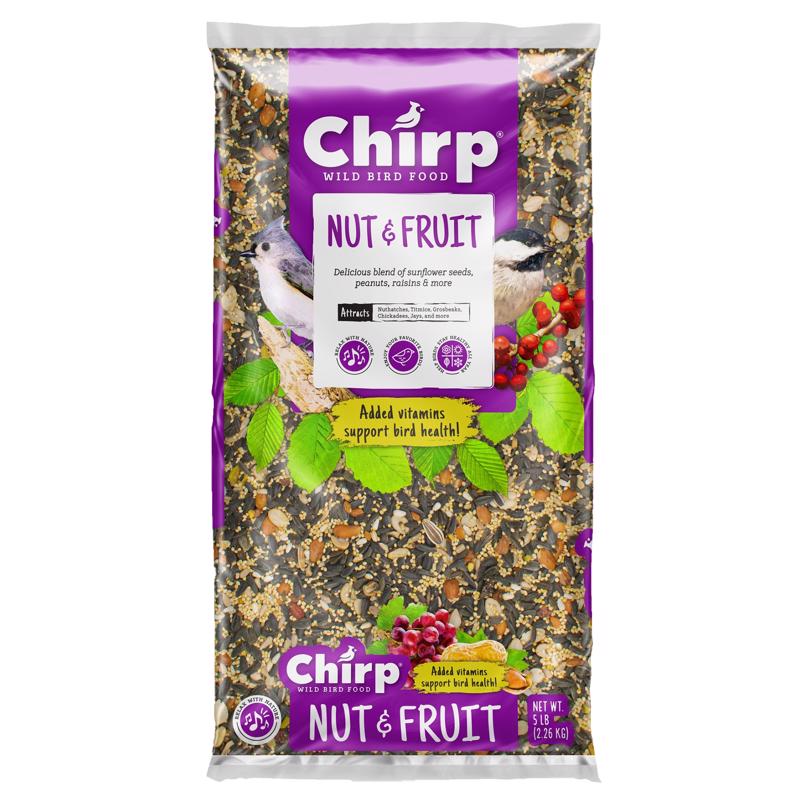 Emery Jensen wild bird seed, 5lb bag of bird feed with assorted seeds for attracting wild birds