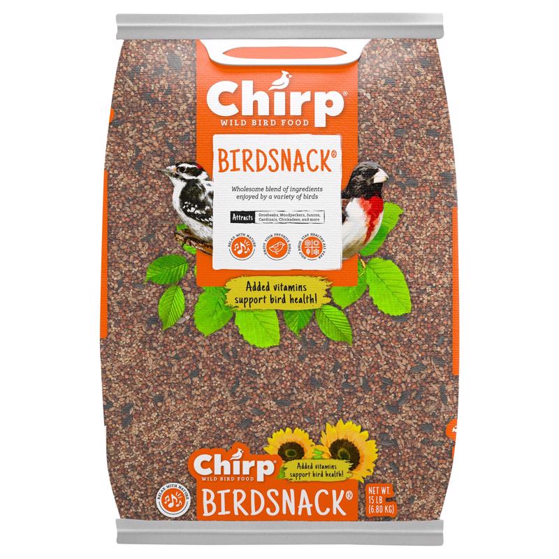 Emery Jensen Wild Bird Feed Bird Seed 15lb bag with mixed seeds for attracting wild birds.