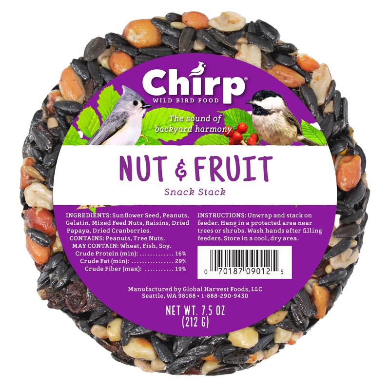 Wild Bird Food seed from Emery Jensen, 7.5oz bag, designed for feeding wild birds with natural bird seed.