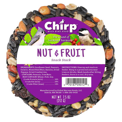 Wild Bird Food seed from Emery Jensen, 7.5oz bag, designed for feeding wild birds with natural bird seed.