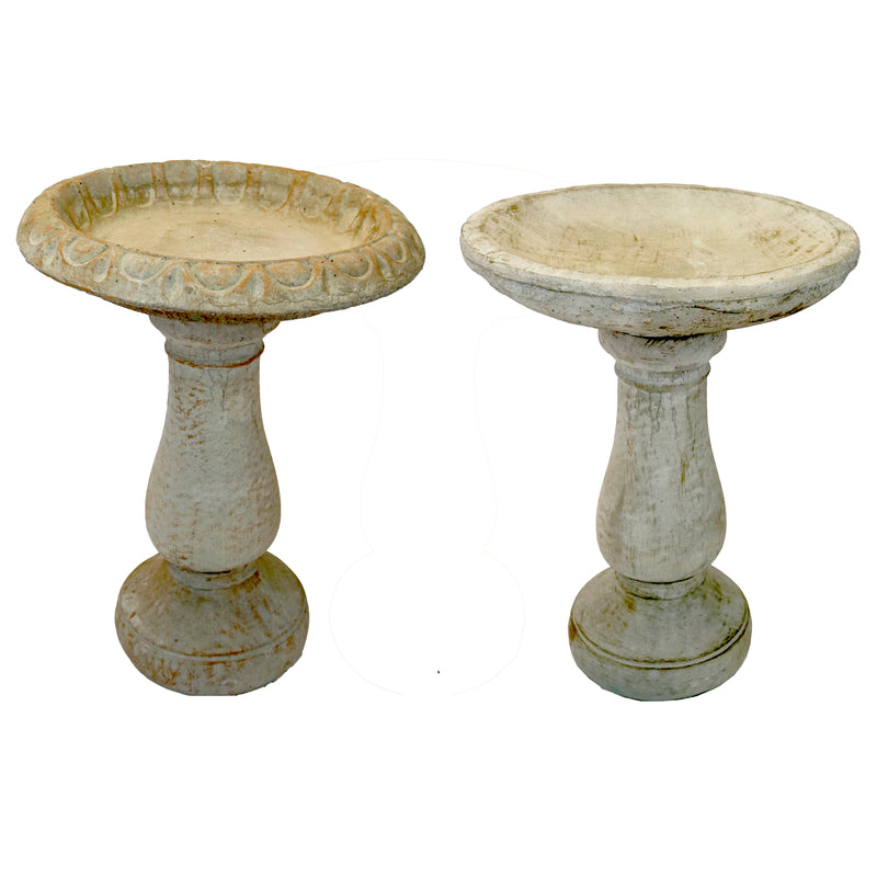 BIRDBATH CONCRETE 23"H - Pack of 4