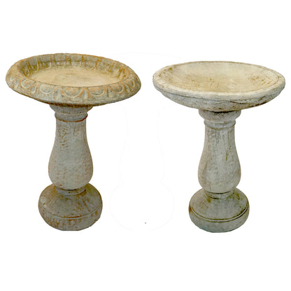 BIRDBATH CONCRETE 23"H - Pack of 4