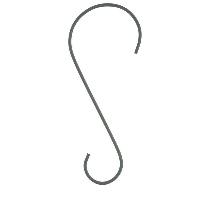 Emery Jensen 12-inch metal bird feeding hook for birding accessories, sturdy and suitable for hanging bird feeders in outdoor gardens.