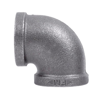 ELBOW BLACK 1/2" 90 - Pack of 5