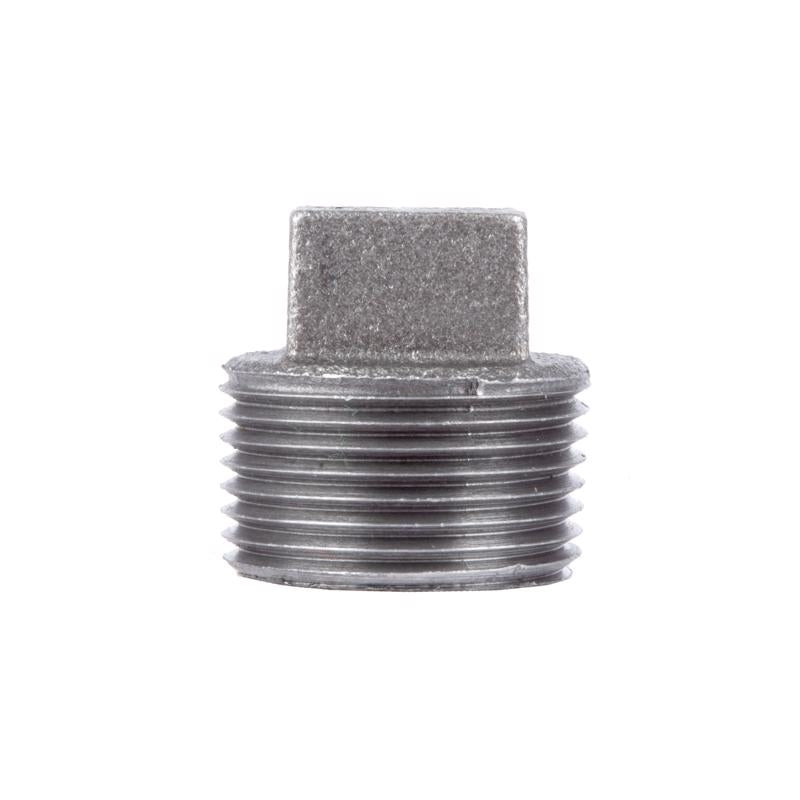 SQUARE PLUG BLK 1/2" - Pack of 5