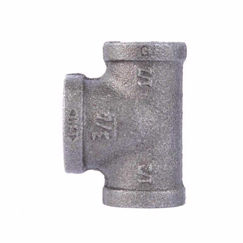 TEE BLACK 1/2"X1/2"X3/4"