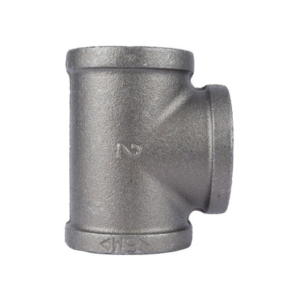 TEE MALLABLE BLK IRON 2"