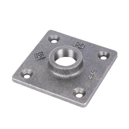 FLANGE BLK IRON 3/4" 2PK