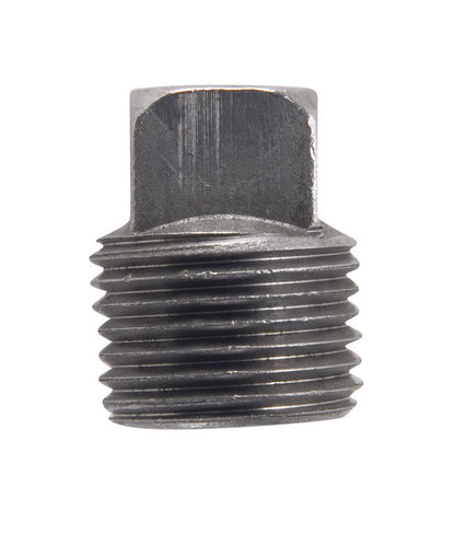 PLUG SQ HEAD 1/2" BLACK - Pack of 5
