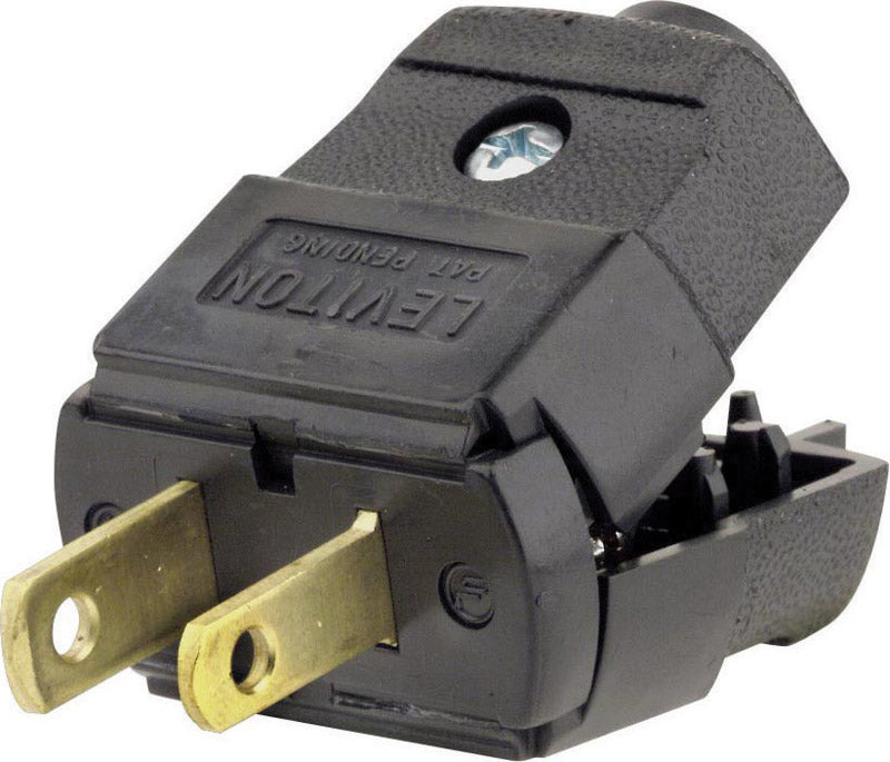 CLAMLITE PLUG 2WIRE BLK - Pack of 10