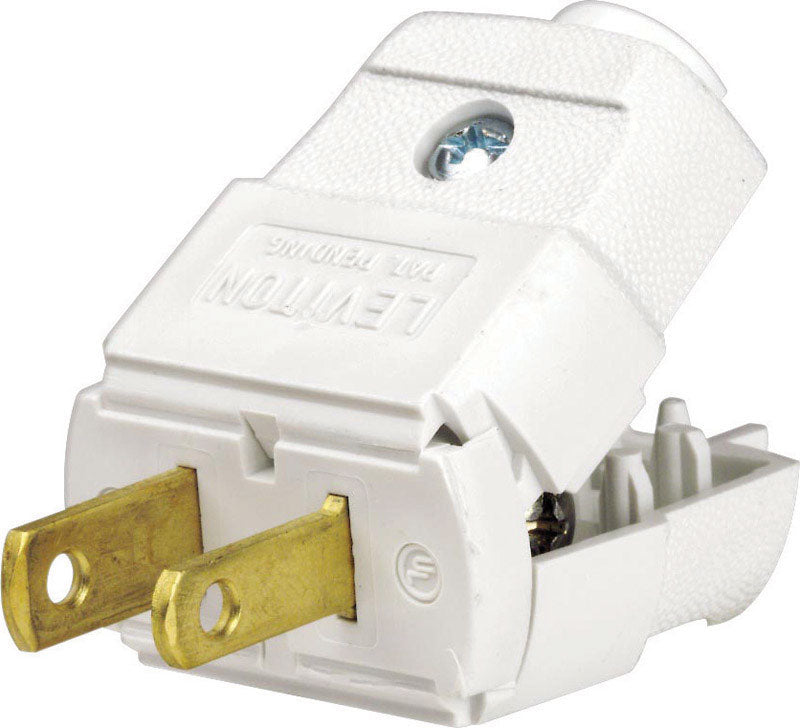 CLAMLITE PLUG 2WIRE WHT - Pack of 10