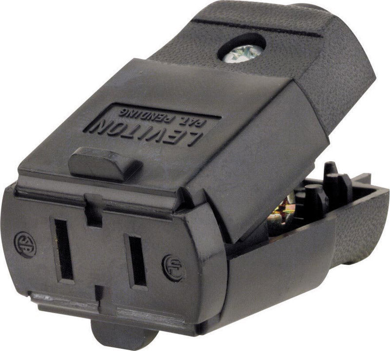 CONNECTOR 2WIRE 15A BLK - Pack of 10