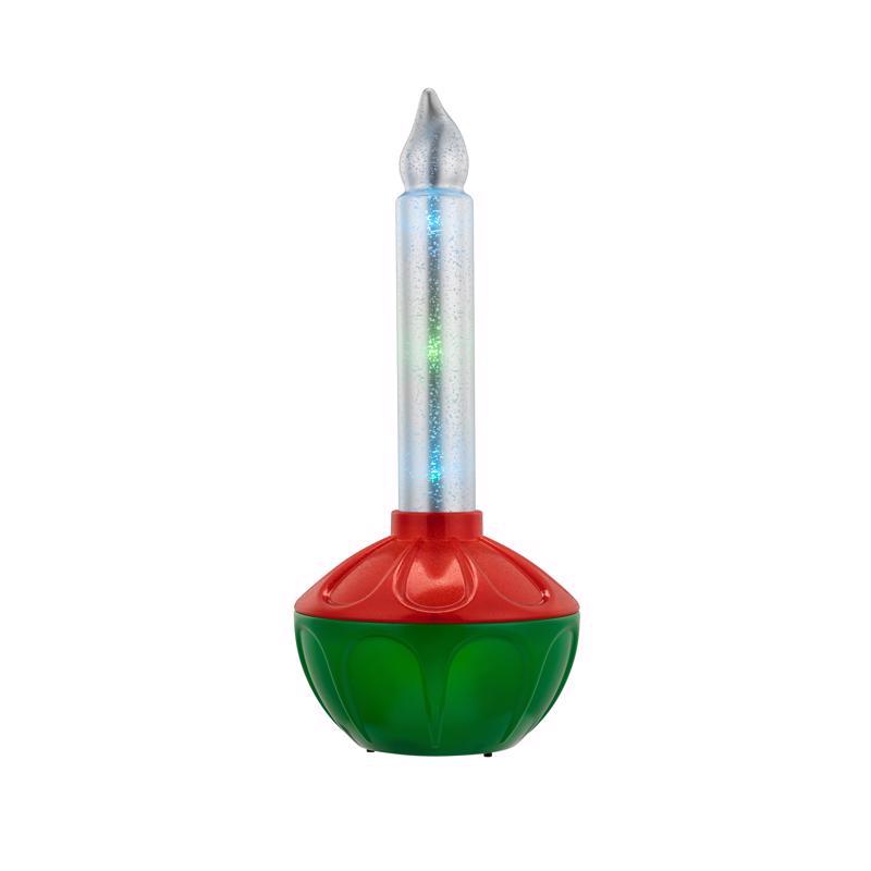 Emery Jensen 24-inch blow mold with light silver color, durable plastic construction, designed for outdoor or decorative use.