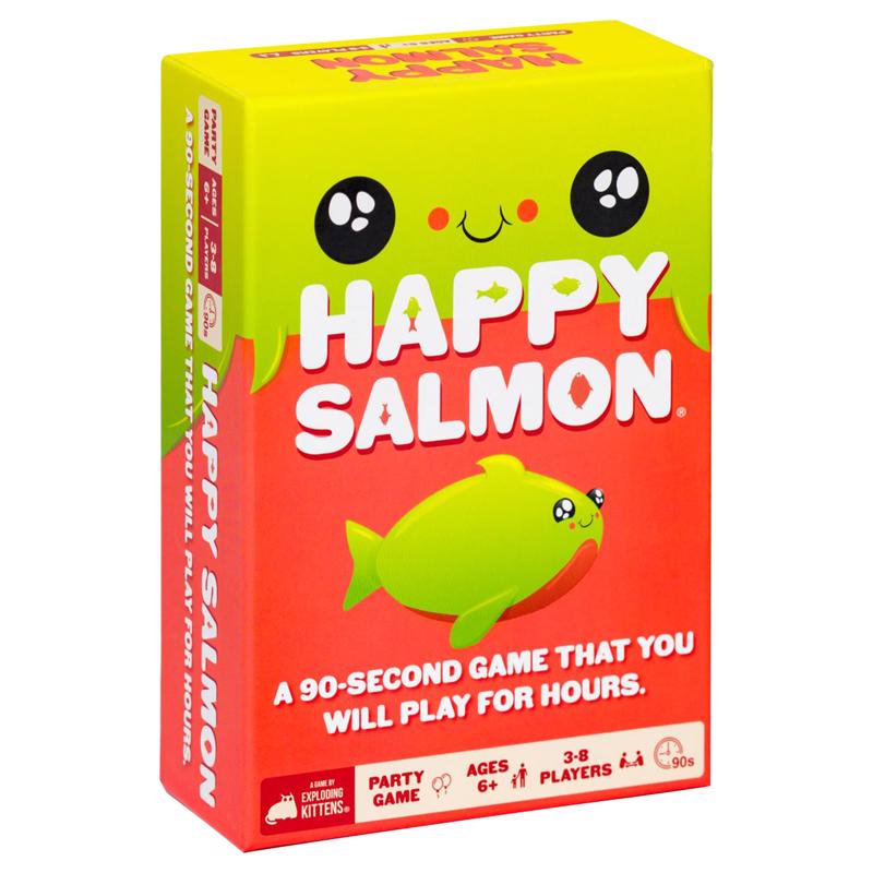 Emery Jensen Happy SLMN card game pack of 4, colorful and fun board and card games for family and friends.