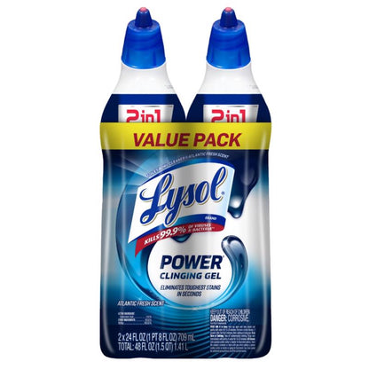 TB CLNR LYSOL 24OZ/2PK - Pack of 4