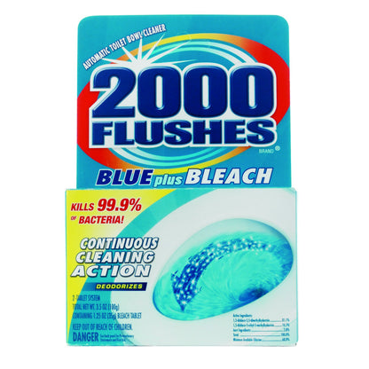 2000 FLUSHES CLNR 2PK - Pack of 12