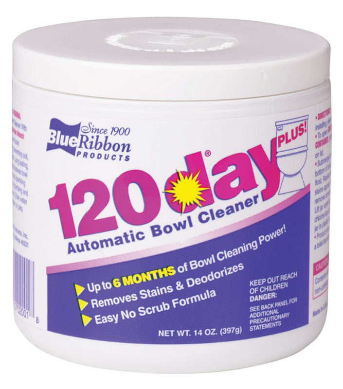 Emery Jensen CLEANR Bowl Cleaner solid in 14oz container, designed for cleaning bowls with a 120-day effectiveness.