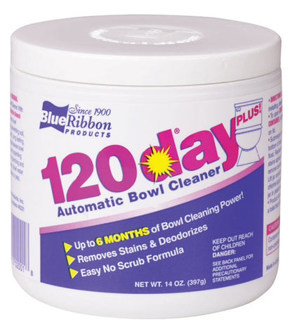 Emery Jensen CLEANR Bowl Cleaner solid in 14oz container, designed for cleaning bowls with a 120-day effectiveness.